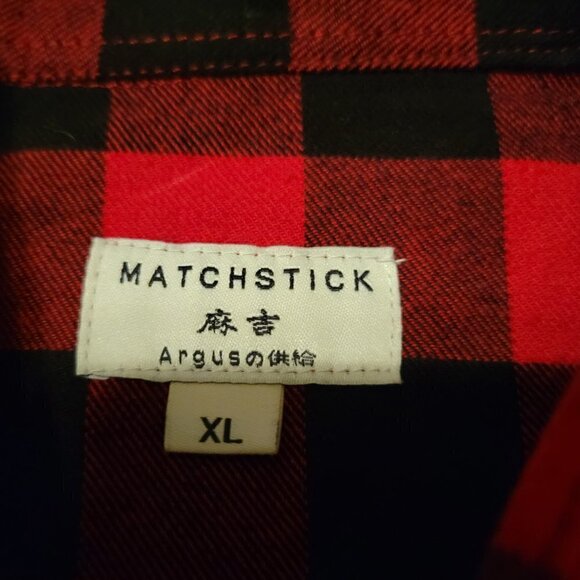 NWOT Matchstick button down buffalo flannel plaid shirt with roll up sleeve - Picture 6 of 9